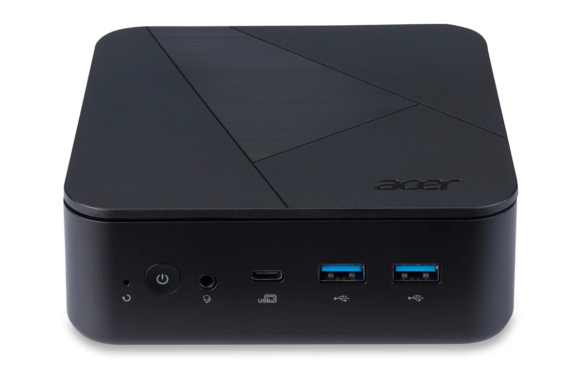 Acer Veriton N N1502G-12N0U Intel® N N100 DDR4-SDRAM SSD Mini PC Zwart