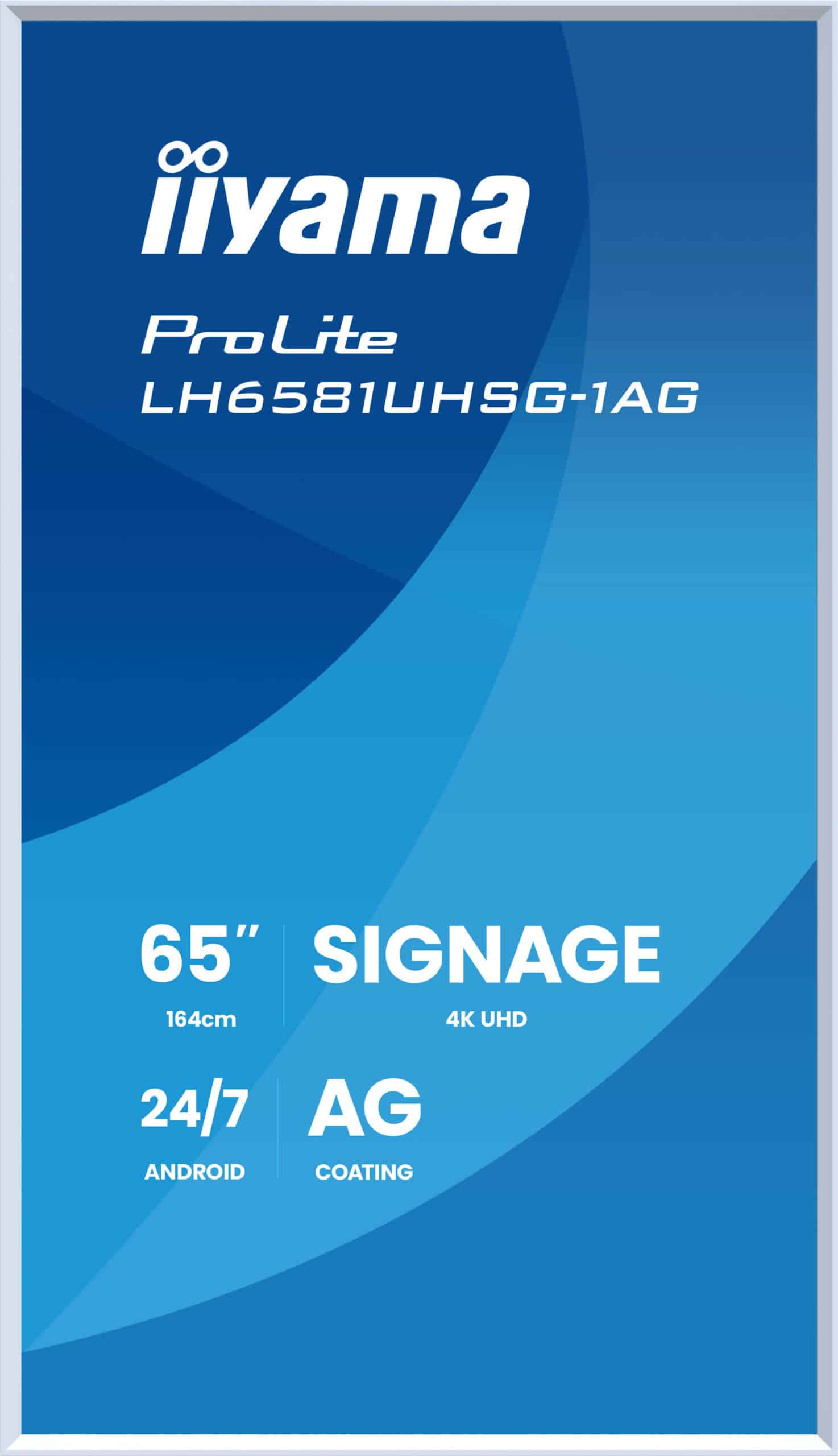 iiyama LH6581UHSG-1AG beeldkrant Digitale signage flatscreen 163,8 cm (64.5") Wifi 500 cd/m² 4K Ultra HD Wit Type processor Android 24/7 - Afbeelding 3