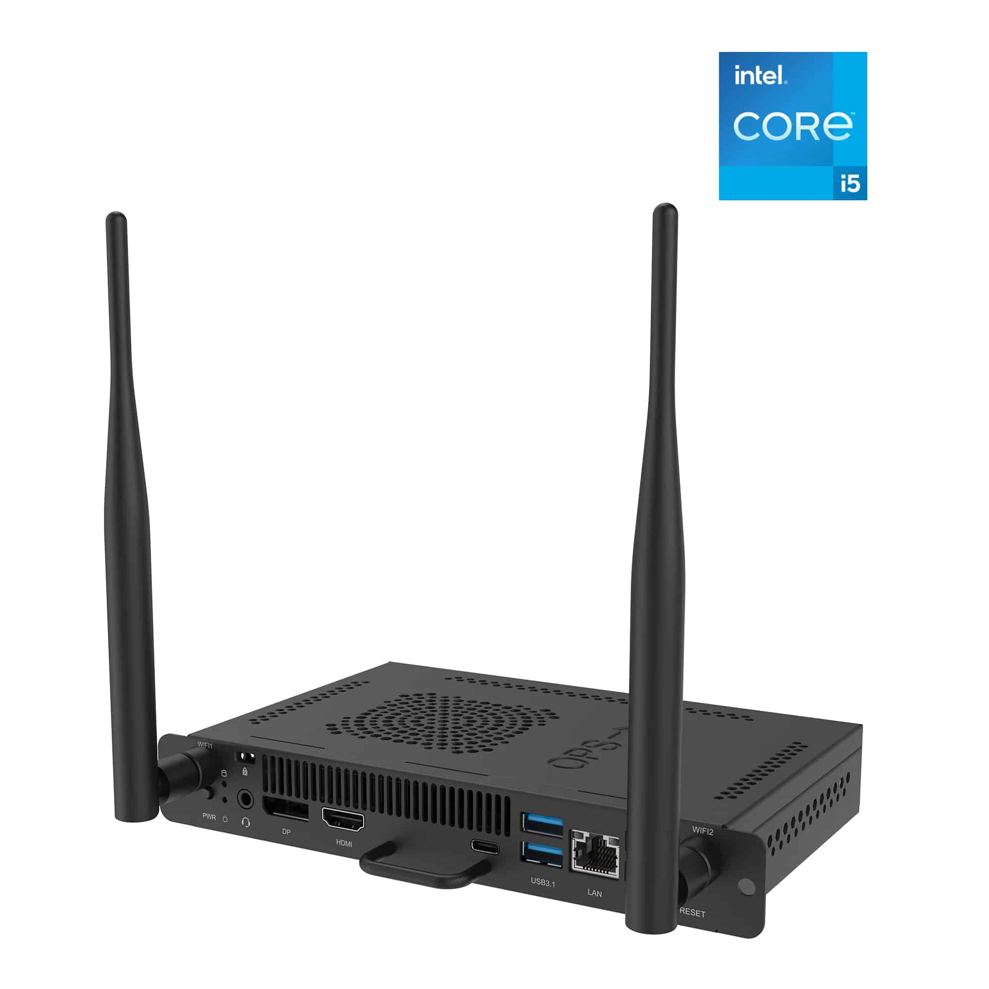 BenQ TEY41-i5 Intel Core i5-1235U 16 GB DDR4-SDRAM 256 GB SSD Windows 11 Pro Rekgemonteerd chassis PC Zwart Desktop - Afbeelding 2
