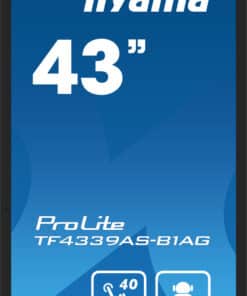 iiyama TF4339AS-B1AG computer monitor 108 cm (42.5") 3840 x 2160 Pixels 4K Ultra HD LED Touchscreen Zwart - Afbeelding 3