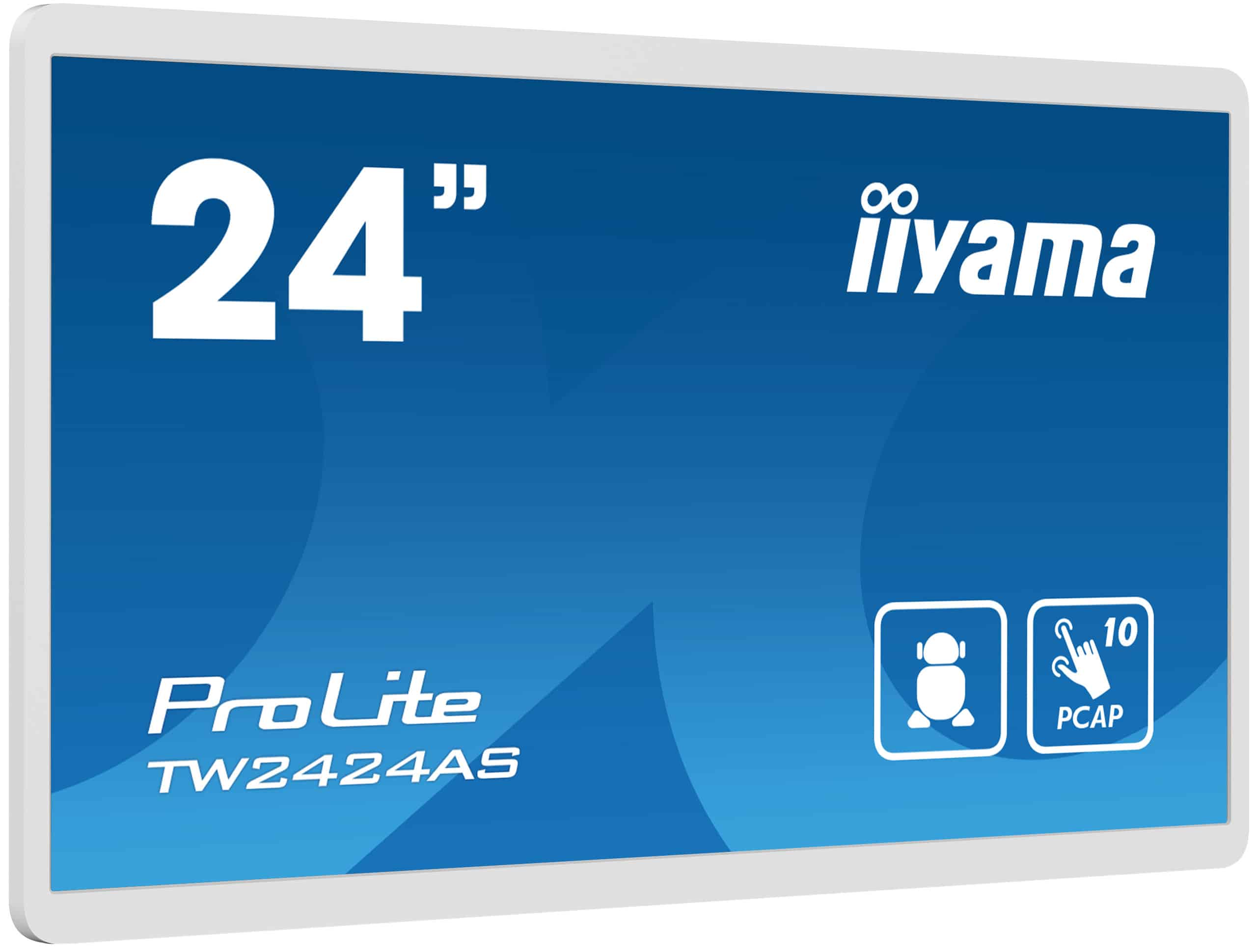 iiyama TW2424AS-W1 beeldkrant Digitale signage flatscreen 60,5 cm (23.8") Wifi 250 cd/m² 4K Ultra HD Zwart Touchscreen Type processor Android 24/7