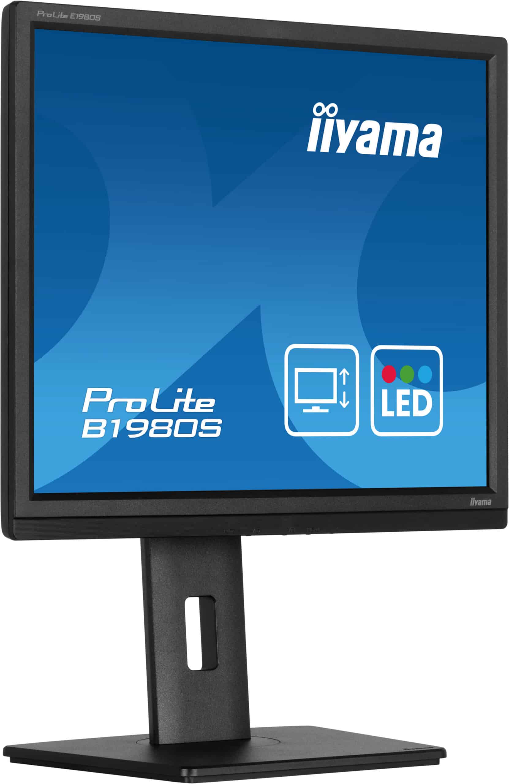 iiyama ProLite B1980S-B1 computer monitor 48,3 cm (19") 1280 x 1024 Pixels VGA LED Zwart - Afbeelding 4