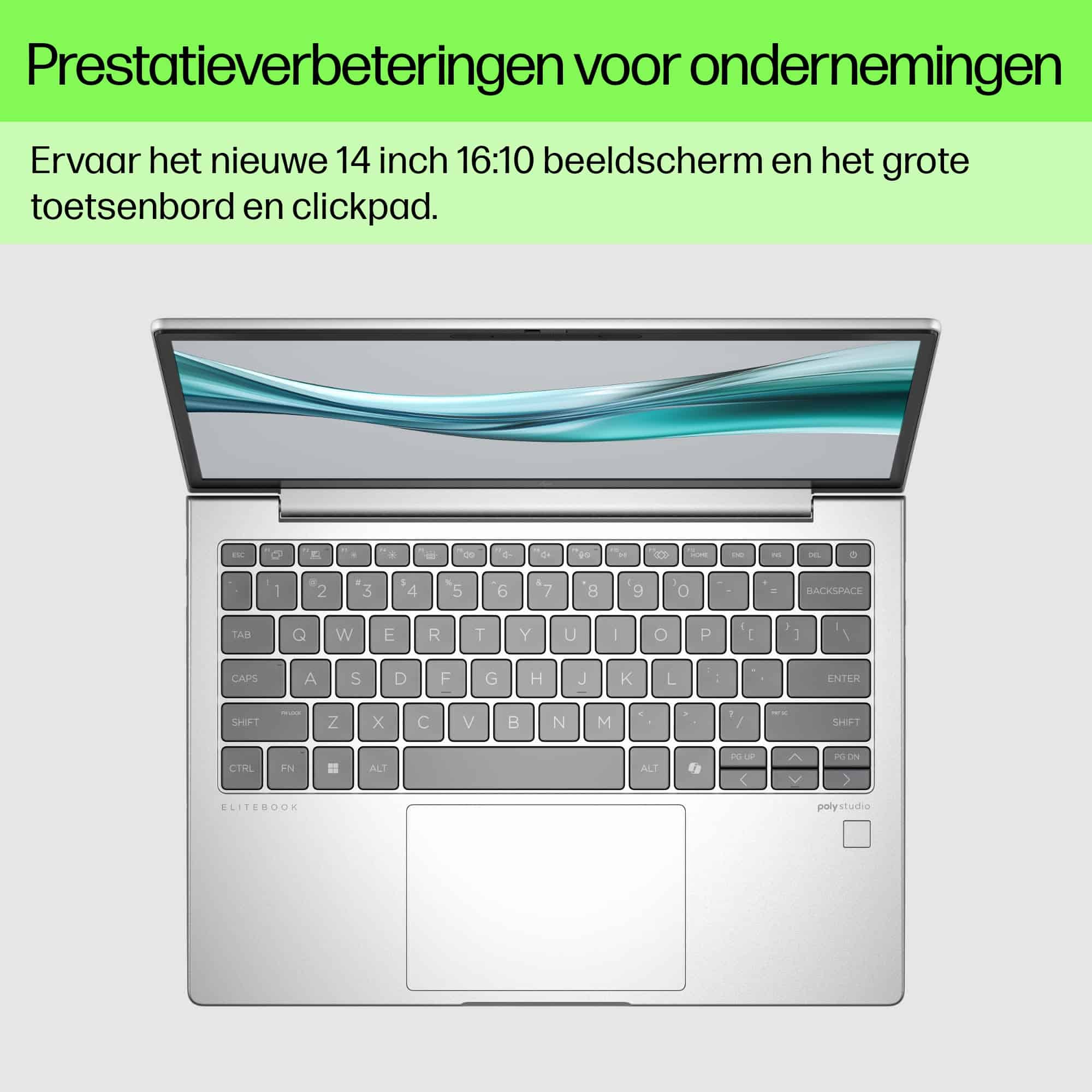 HP EliteBook 660 G11 Intel Core Ultra 5 125U Laptop 40,6 cm (16") WUXGA 16 GB DDR5-SDRAM 512 GB SSD Wi-Fi 6E (802.11ax) Windows 11 Pro AI PC Zilver - Afbeelding 3