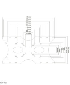 Neomounts FPMA-VESA400 VESA-adapter 22-52" - Afbeelding 8