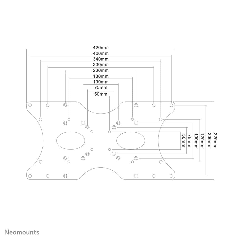 Neomounts FPMA-VESA400 VESA-adapter 22-52" - Afbeelding 8