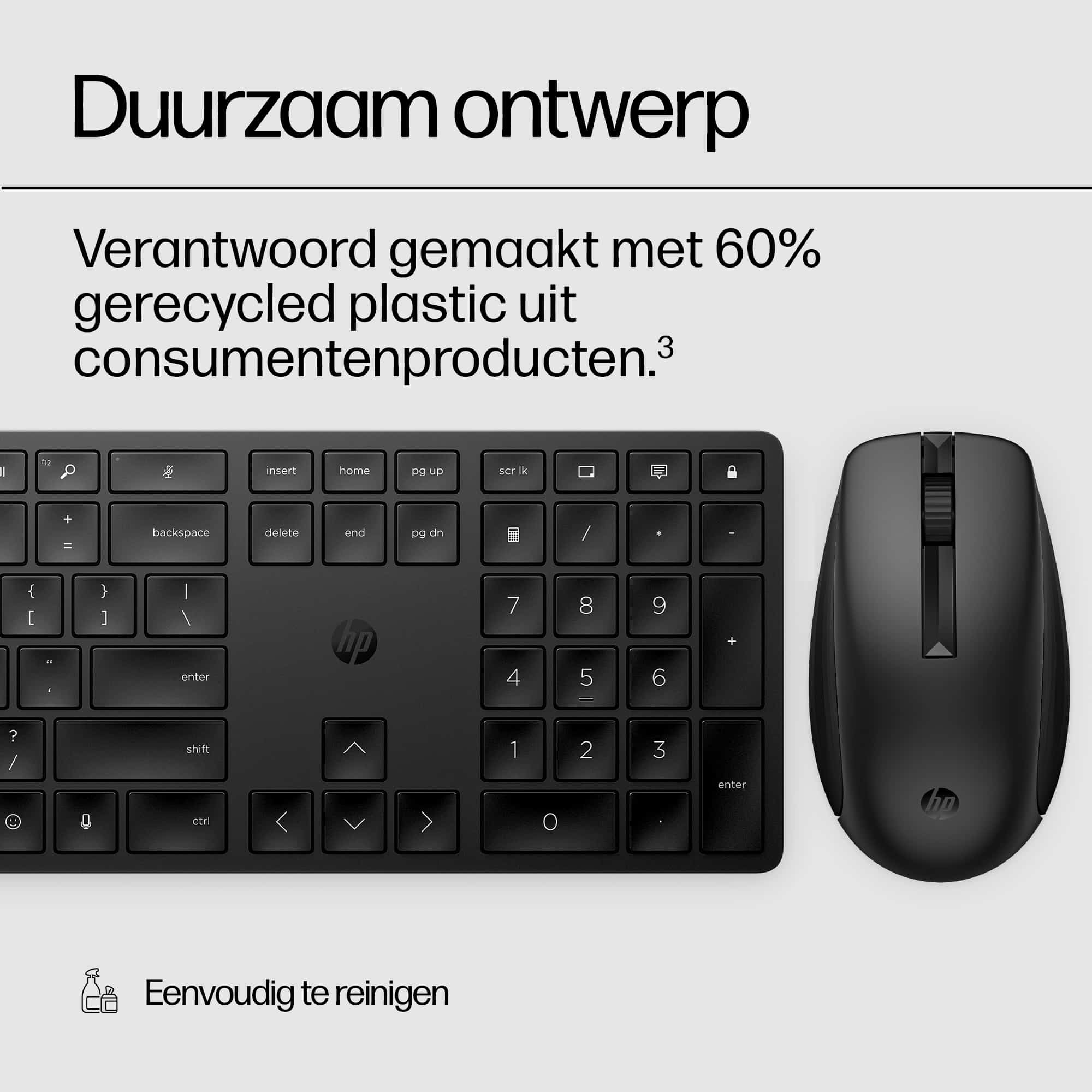 HP 650 draadloze toetsenbord- en muiscombinatie - Afbeelding 5