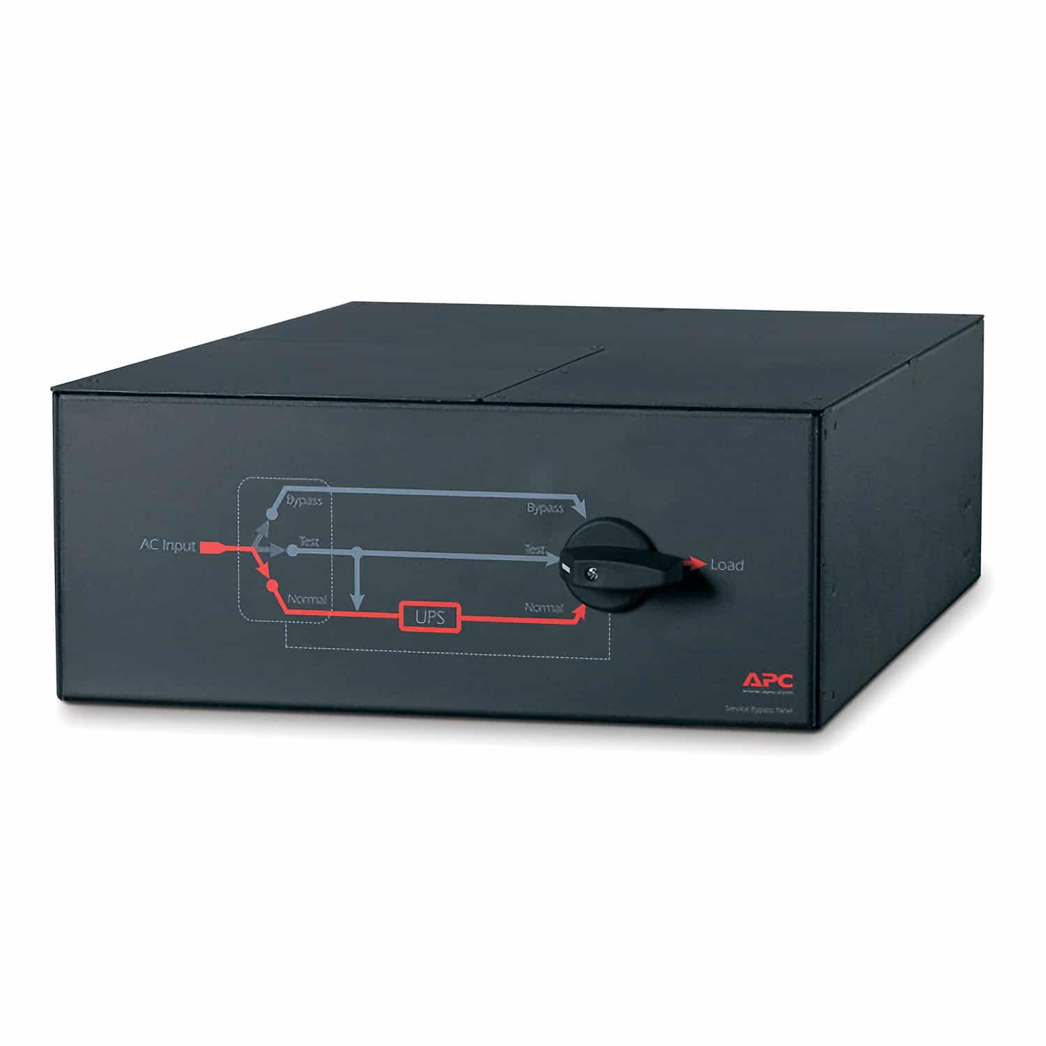APC-service bypasspaneel - 230V; 100A; MBB; vaste bedrading in; (3) 30A vaste bedrading uit