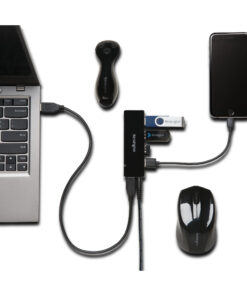 Kensington UH4000C USB 3.0 4-Port Hub & Charger - Afbeelding 2