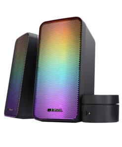 Trust GXT 611 Wezz Speakerset - RGB speakerset – 2.0 kanaal – USB-gevoed – Zwart
