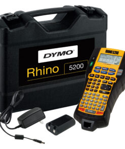 DYMO RHINO 5200 Labelprinter | Industriële labels | Draagbare, robuuste labelprinter voor professionals in laagspanning, elektro en MRO