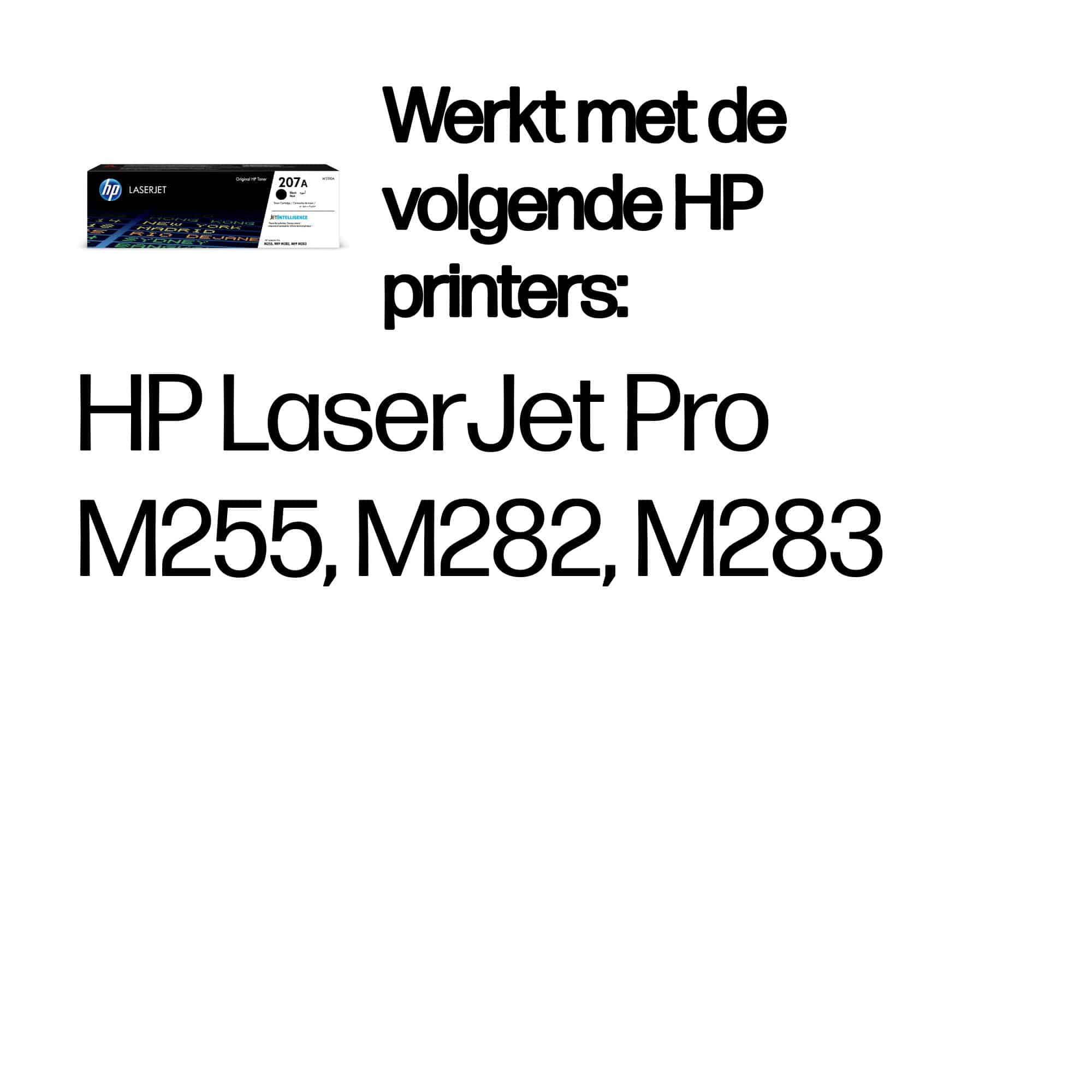 HP 207A originele zwarte LaserJet tonercartridge