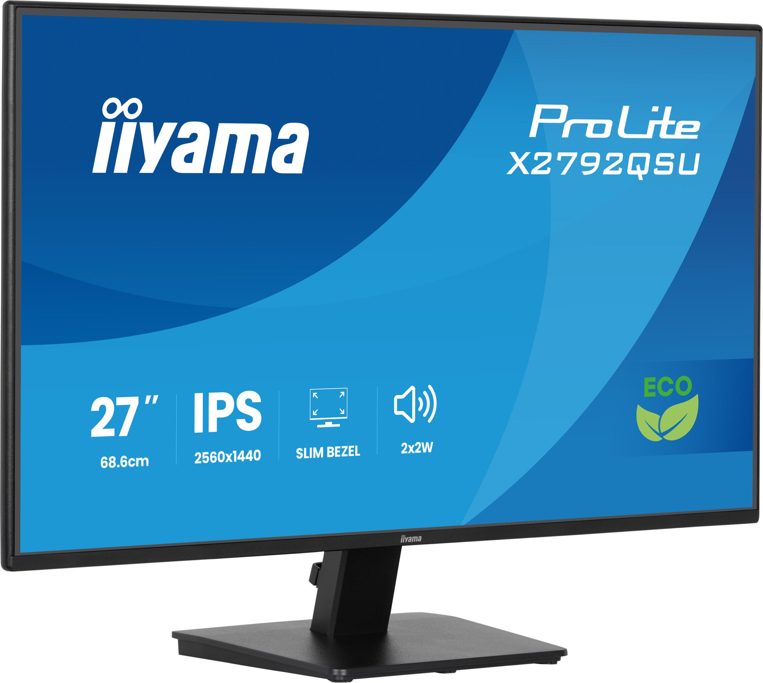 iiyama ProLite X2792QSU-B1 computer monitor 68,6 cm (27") 2560 x 1440 Pixels Quad HD LED Zwart - Afbeelding 4