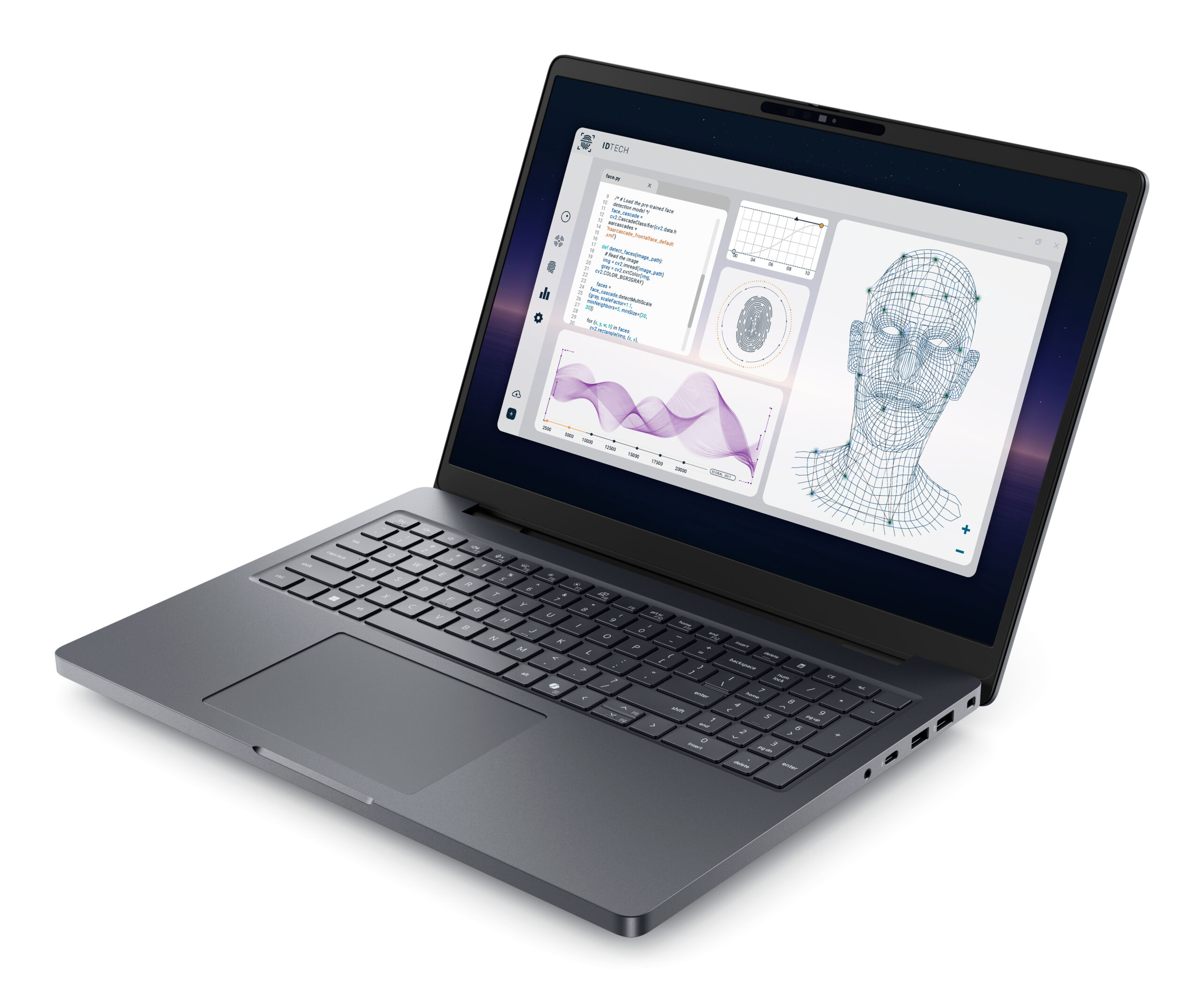 DELL Pro Max 16 Plus MB16250 Intel Core Ultra 7 265HX Mobiel werkstation 40,6 cm (16") Full HD+ 32 GB DDR5-SDRAM 1 TB SSD NVIDIA RTX PRO 2000 Blackwell Wi-Fi 7 (802.11be) Windows 11 Pro Belgisch Zwart - Afbeelding 2