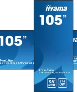 iiyama LH10551UWS-B1AG beeldkrant Digitale signage flatscreen 2,66 m (104.7") LED 500 cd/m² UltraWide 5K HD Zwart 24/7 - Afbeelding 3