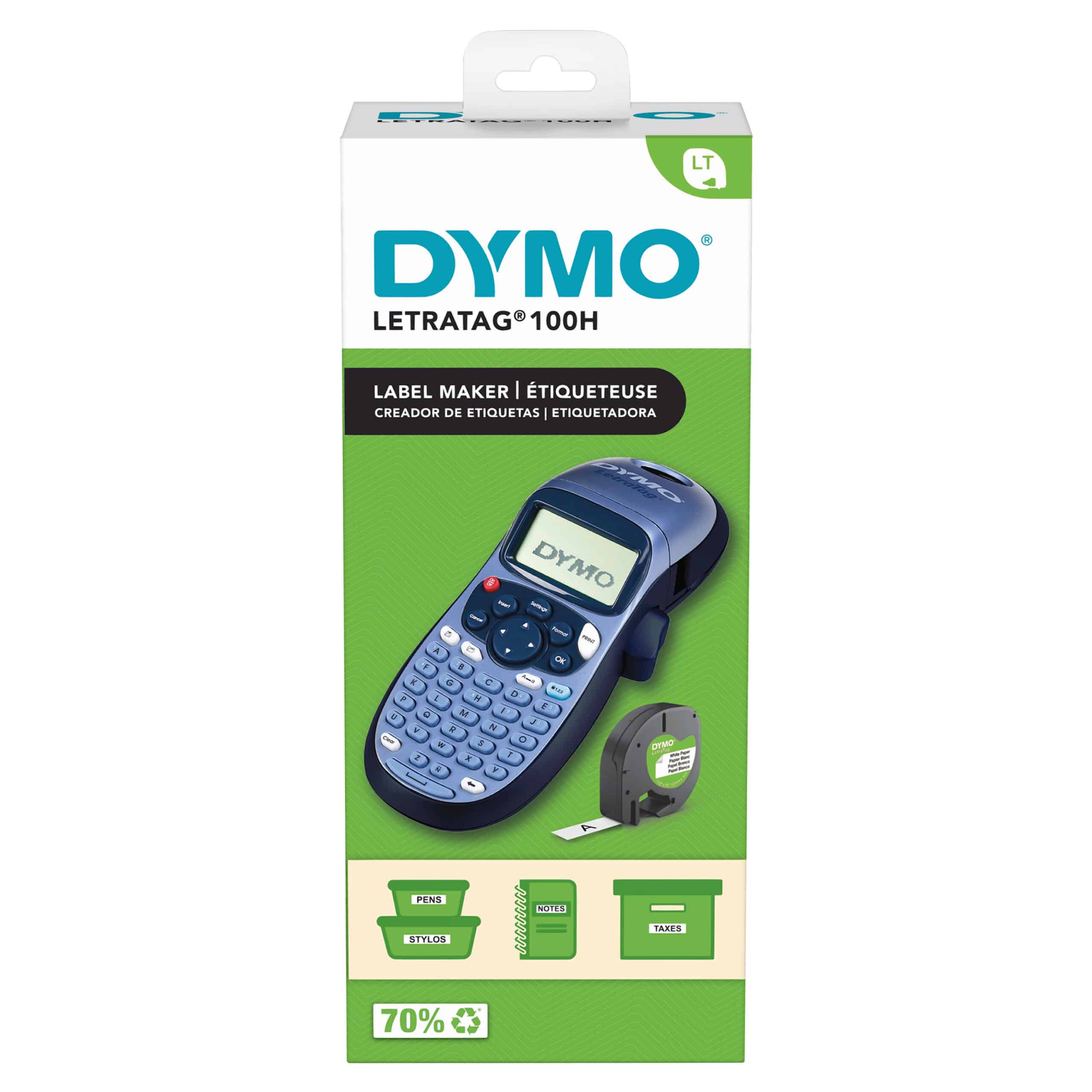 DYMO LetraTag LT-100H Labelprinter | Labelmaker met ABC-toetsenbord voor thuis en op kantoor - Afbeelding 8