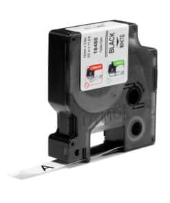 DYMO Rhino industriële Flexibele Nylon Labels | 12 mm x 3,5 m | zwarte afdruk op wit | zelfklevende labels voor Rhino & LabelManager labelprinters - Afbeelding 2