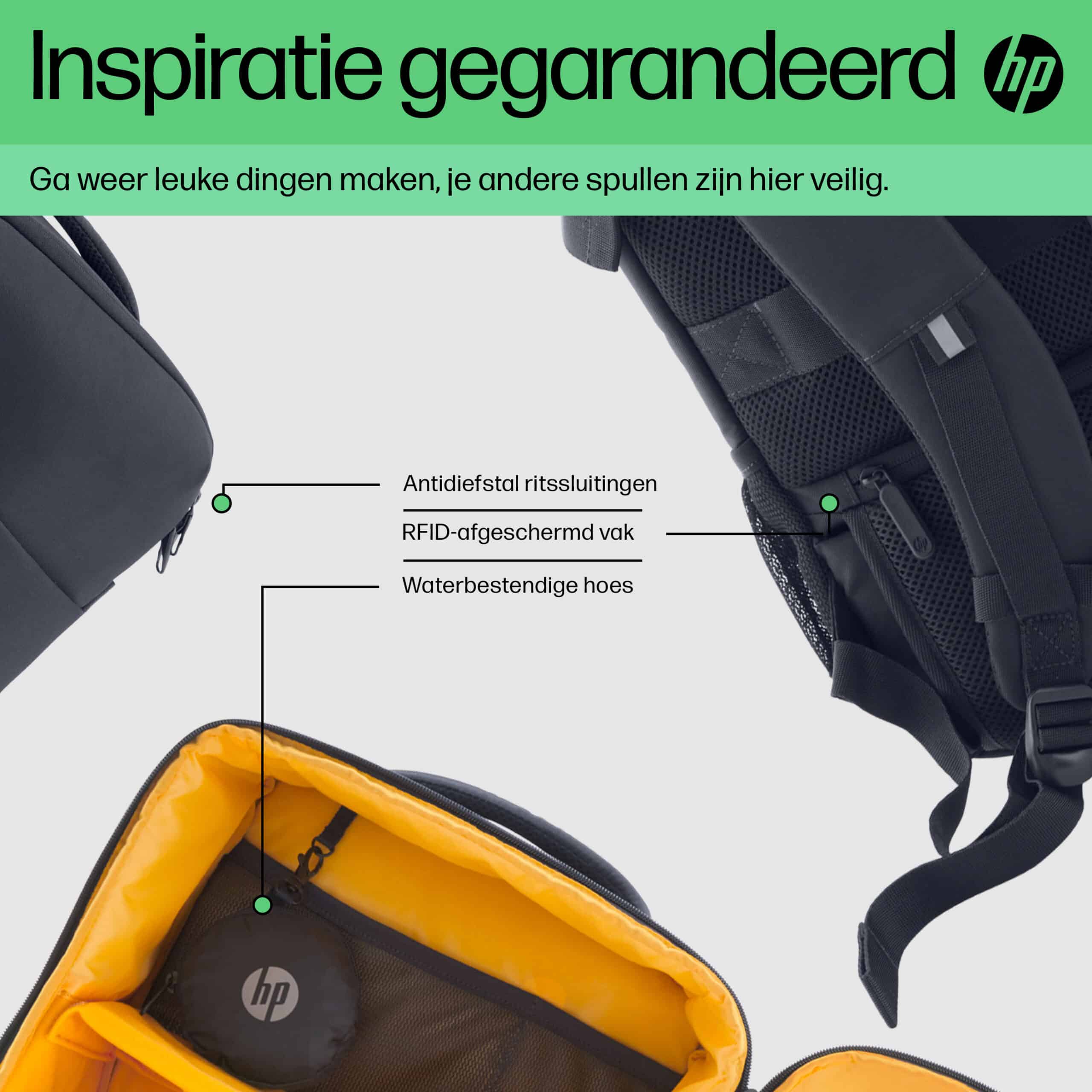 HP Creator 16,1-inch Laptop Backpack - Afbeelding 3