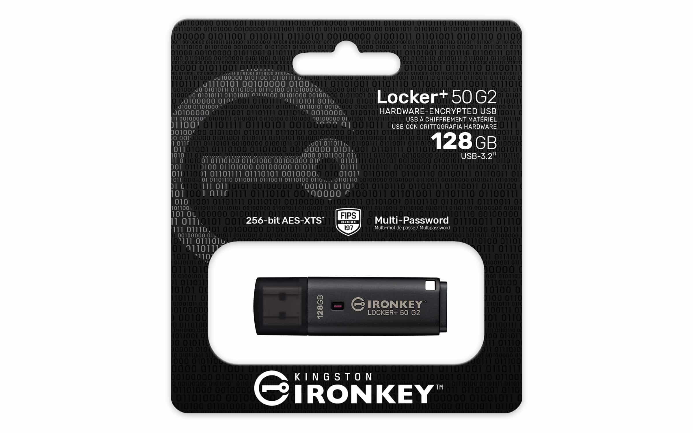 Kingston Technology IronKey 128GB Locker Plus 50 G2, FIPS 197, AES-256 - Afbeelding 4