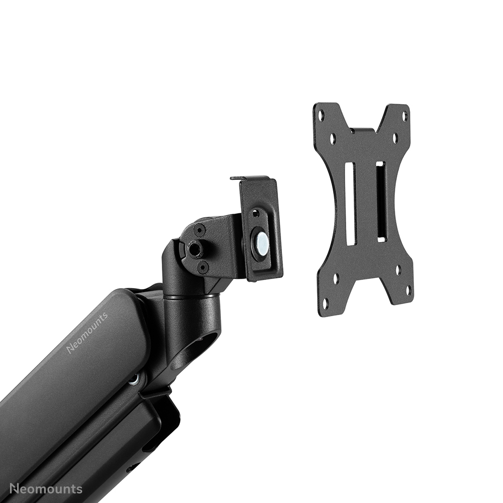 Neomounts DS70-450BL1 Full-Motion Desk Mount, 17 - 42 inch, 15 kg, , clamp & grommet - Afbeelding 7