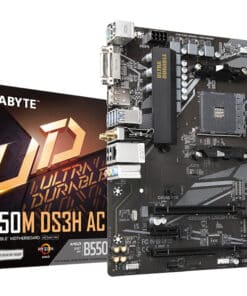 GIGABYTE B550M DS3H AC moederbord AMD B550 Socket AM4 micro ATX
