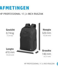 HP Professional 17,3-inch rugzak - Afbeelding 2
