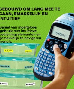 DYMO LetraTag LT-100H Labelprinter | Labelmaker met ABC-toetsenbord voor thuis en op kantoor - Afbeelding 6