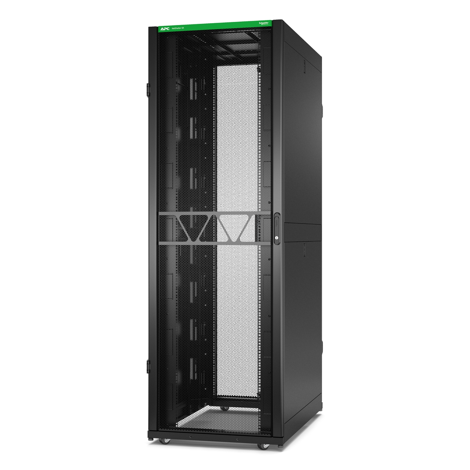 APC Netshelter SX Gen2 AR3357B2 - 48U, 2258h x 750b x 1070d mm, met zijpanelen, zwart