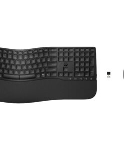 HP 685 CFT DUAL-MODE KB/MSE COMBO toetsenbord Inclusief muis Kantoor RF-draadloos + Bluetooth Zwart - Afbeelding 2