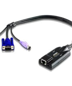 ATEN PS/2 VGA KVM-adapter met ondersteuning: voor Composiet video