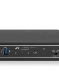 ACT 2-Poorts USB-C/HDMI 4K@60Hz KVM switch