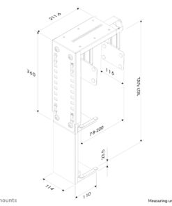 Neomounts CPU-D100BLACK CPU houder - max 30 kg - universeel - Afbeelding 3