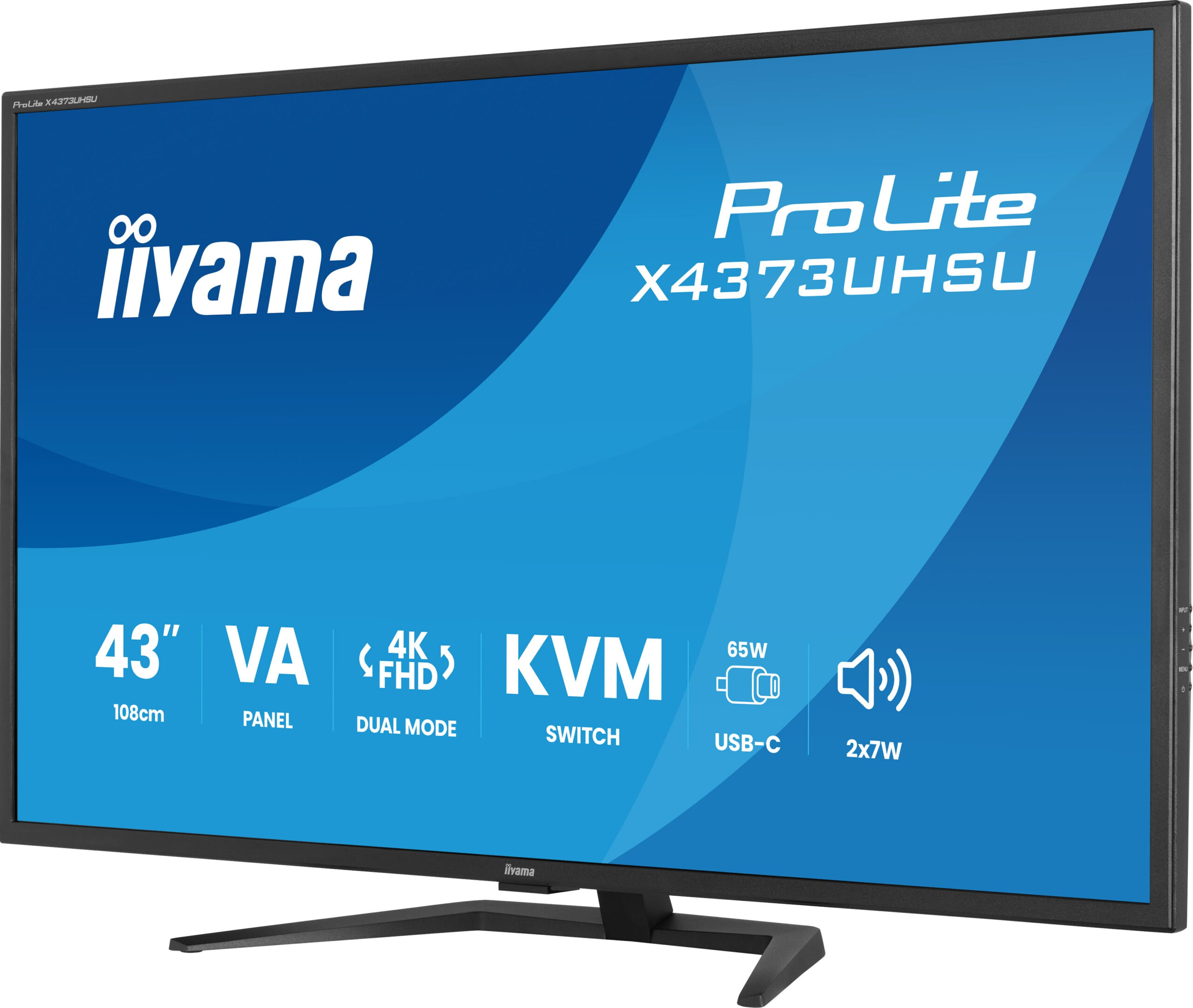 iiyama ProLite X4373UHSU-B2 computer monitor 108 cm (42.5") 3840 x 2160 Pixels 4K Ultra HD LED Zwart - Afbeelding 4