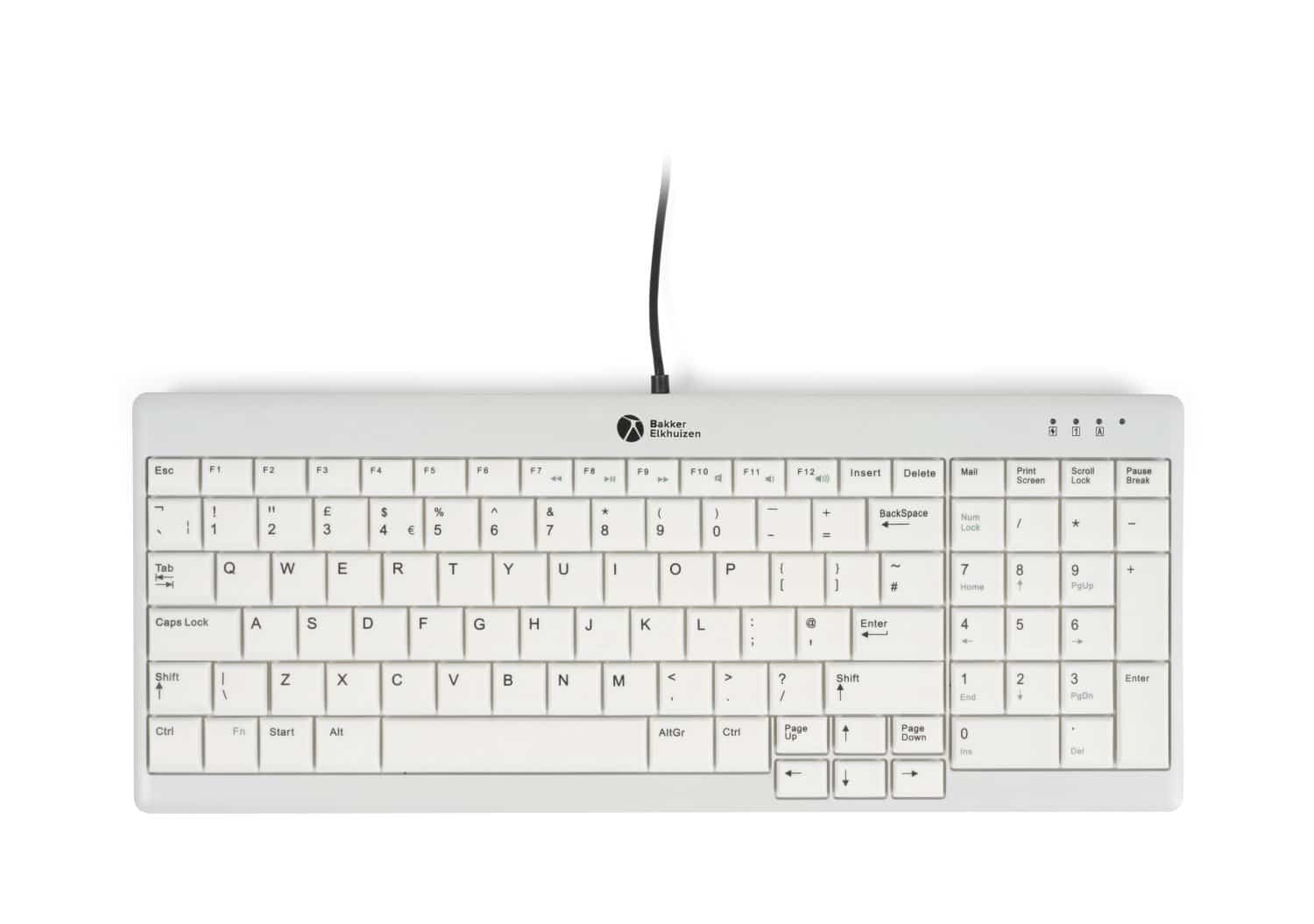 BakkerElkhuizen UltraBoard 960 V2 Compact Standard US Qwerty Toetsenbord