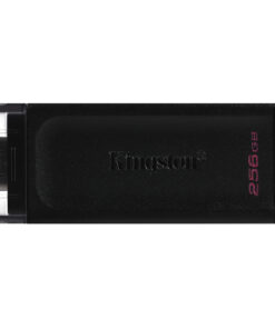 Kingston DT70/256GB DataTraveler 70, 256 GB, USB Type-C, USB 3.2 Gen 1, Cap, Black