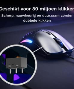 Glorious Gaming Glorious Model O Eternal - Ultralichte bedrade RGB-gamemuis - Zwart - Afbeelding 4