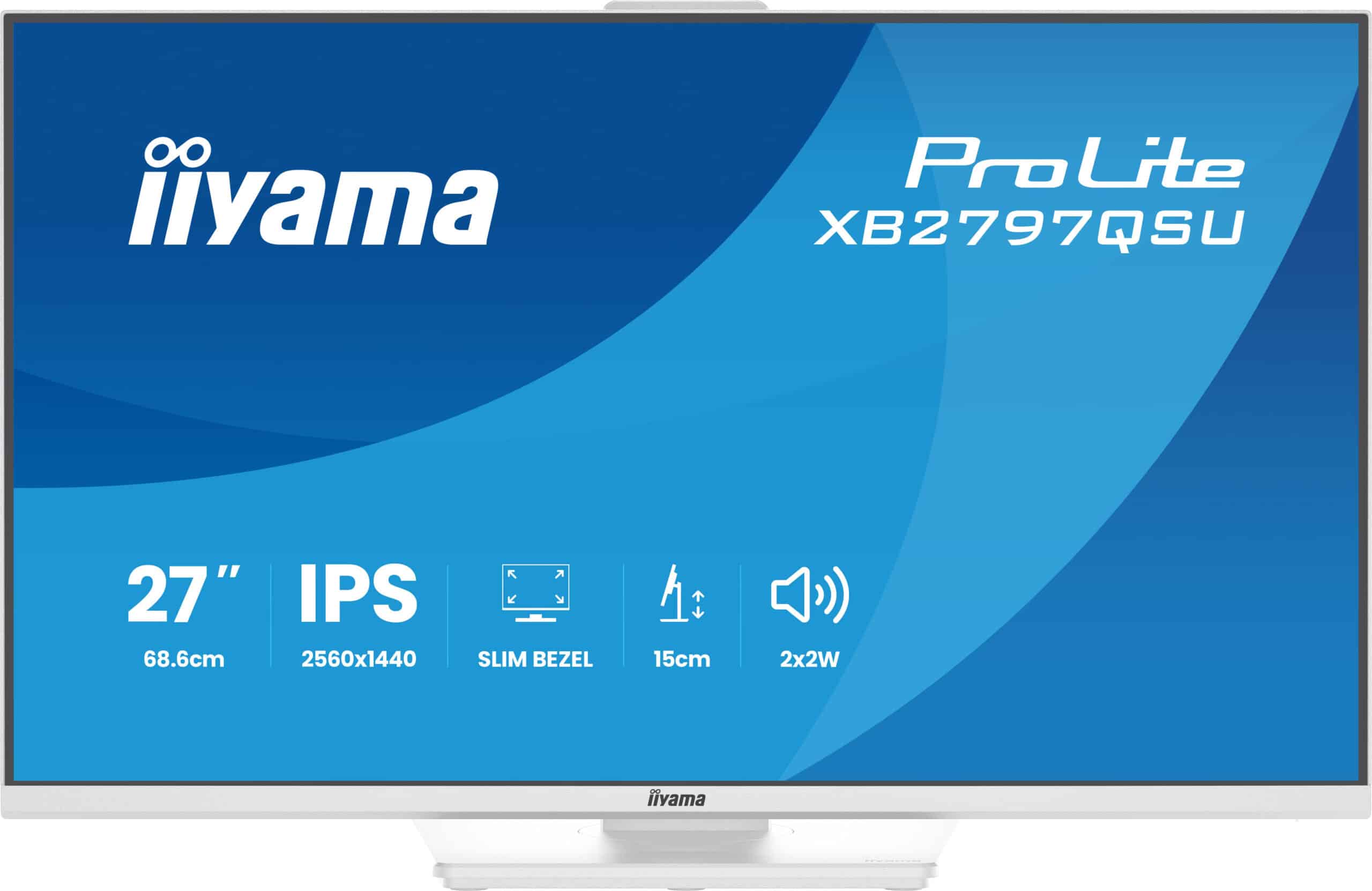 iiyama ProLite XB2797QSU-W1 computer monitor 68,6 cm (27") 2560 x 1440 Pixels Quad HD LED Wit - Afbeelding 6