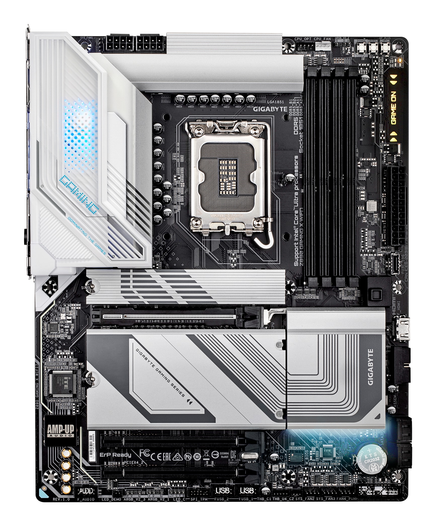 GIGABYTE Z890 GAMING X WIFI7 moederbord Intel Z890 LGA 1851 (Socket V1) ATX - Afbeelding 2