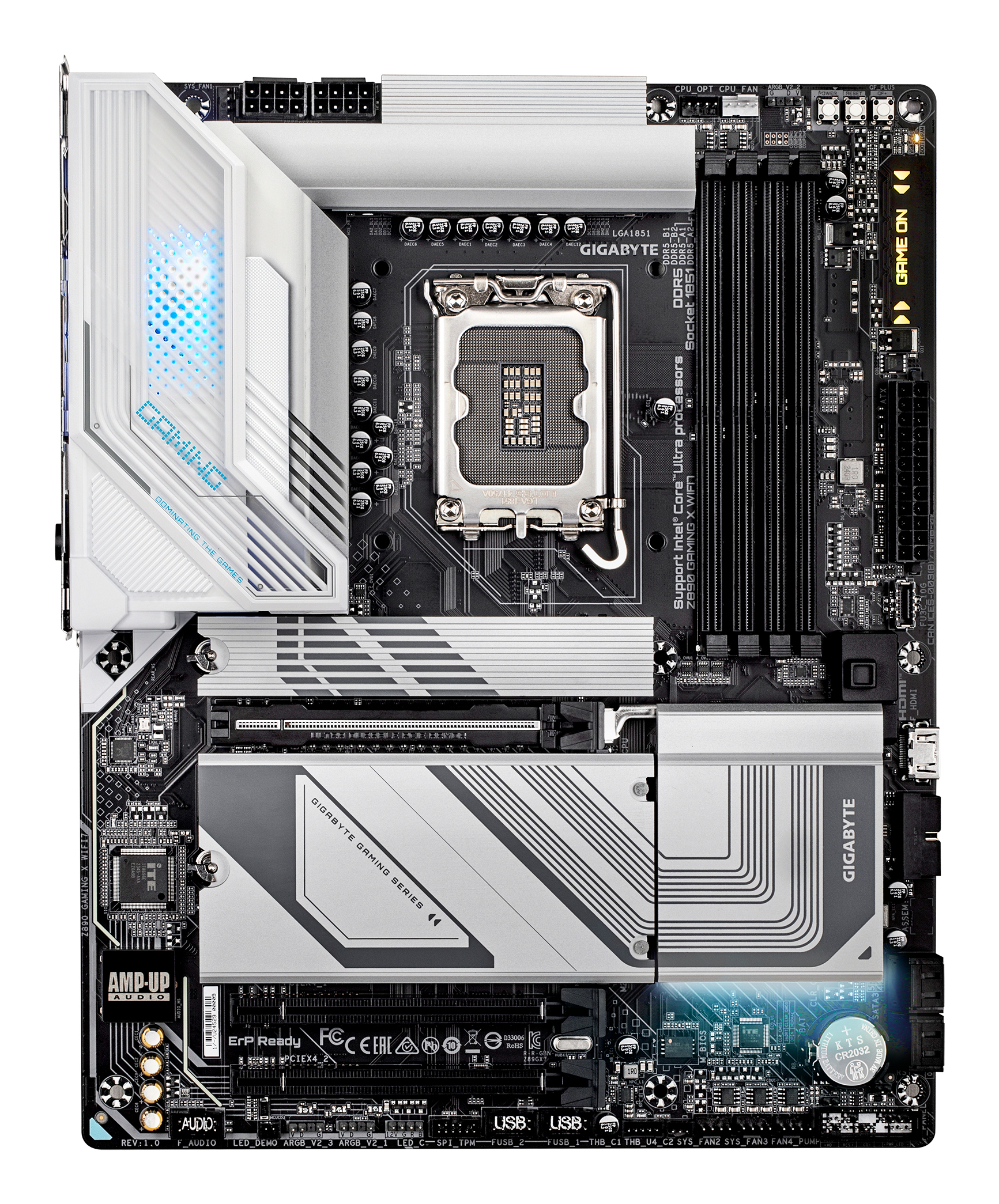 GIGABYTE Z890 GAMING X WIFI7 moederbord Intel Z890 LGA 1851 (Socket V1) ATX - Afbeelding 2