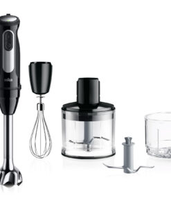Braun MultiQuick 5 MQ55.254MBK 0,5 l Staafmixer 1000 W Zwart, Roestvrijstaal