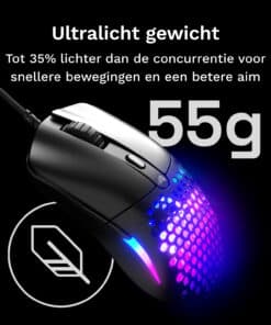 Glorious Gaming Glorious Model O Eternal - Ultralichte bedrade RGB-gamemuis - Zwart