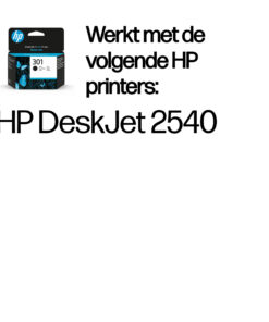 HP 301 originele zwarte inktcartridge