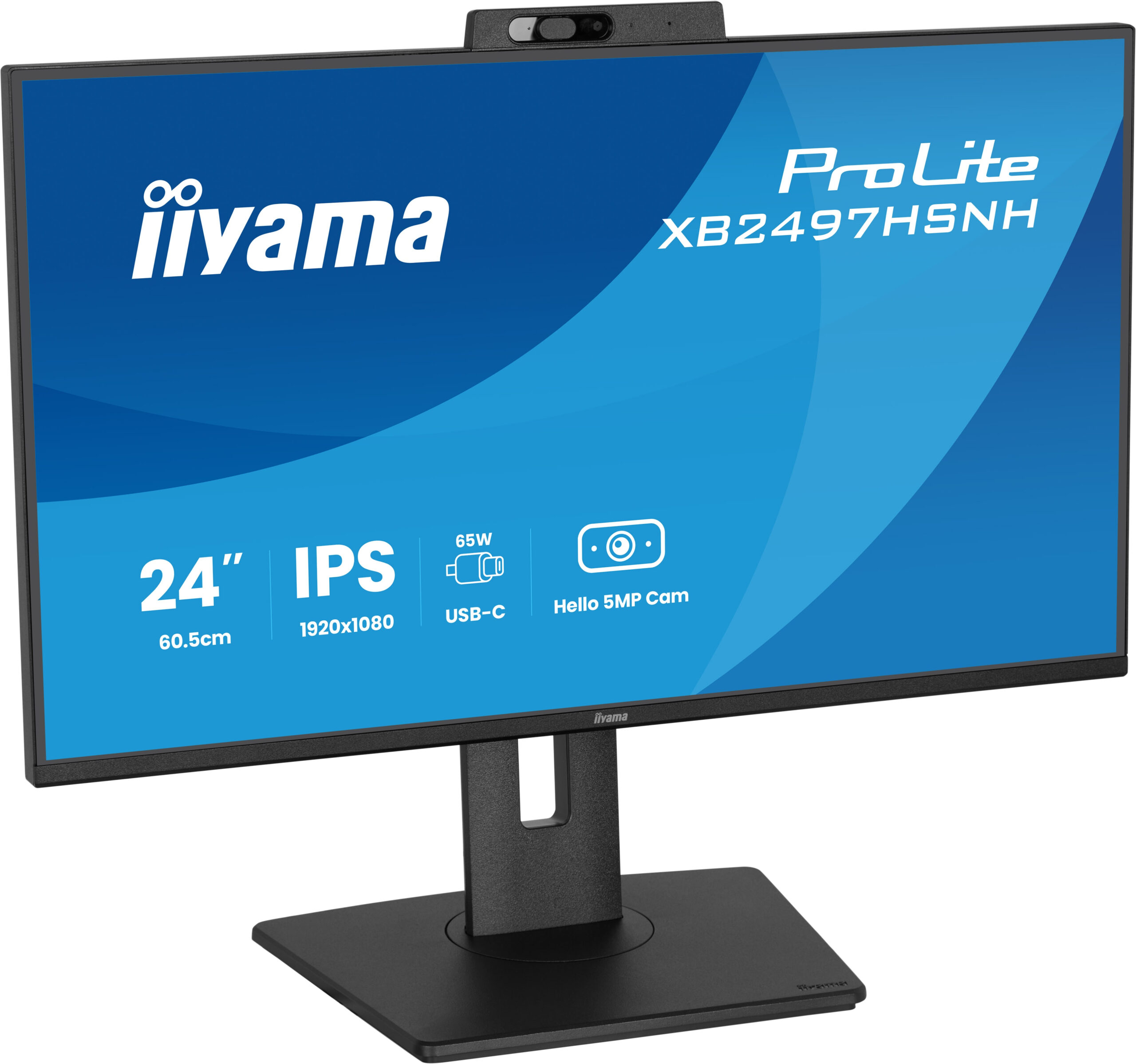 iiyama ProLite XB2497HSNH-B1 24IN IPS LCD 4MS 1920X1080 350CD/M2 HDMI/DP/USB 2 computer monitor 60,5 cm (23.8") 1920 x 1080 Pixels Full HD Zwart - Afbeelding 6