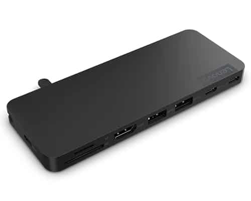 Lenovo 4X11N40212 laptop dock & poortreplicator Bedraad USB 3.2 Gen 1 (3.1 Gen 1) Type-C Zwart - Afbeelding 6