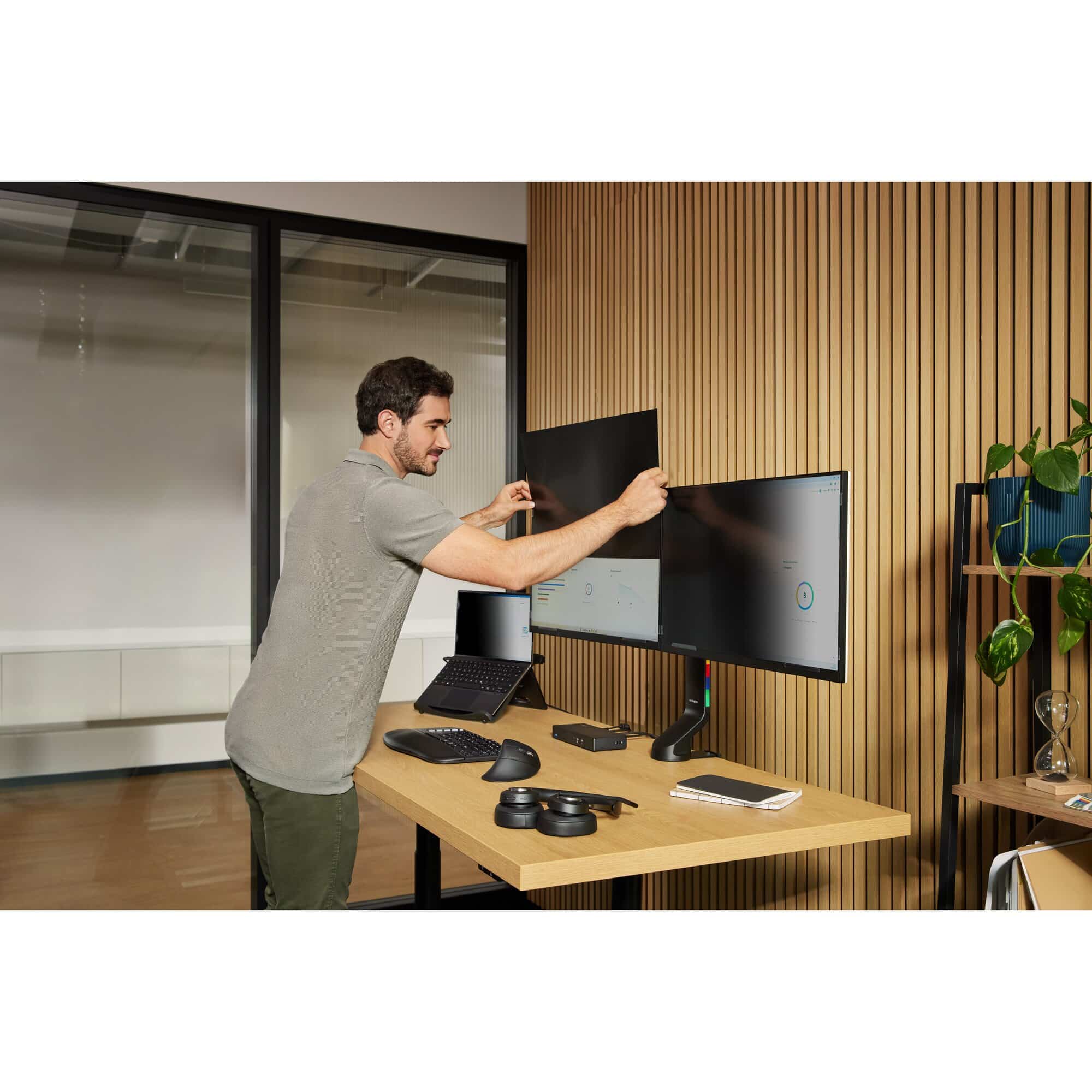 Kensington 2-way Removable Privacy Screen Filter voor 24" Monitors 16:9 - Afbeelding 2
