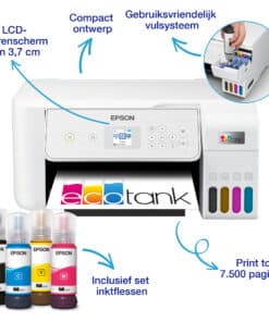 Epson EcoTank ET-2876 A4 multifunctionele Wi-Fi-printer met inkttank, inclusief tot 3 jaar inkt - Afbeelding 2