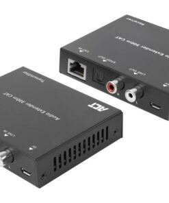 ACT Digitale of analoge audio extender set over CAT5e/6, met DAC, tot 300 meter