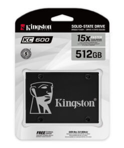 Kingston Technology 512G SSD KC600 SATA3 2.5" - Afbeelding 4