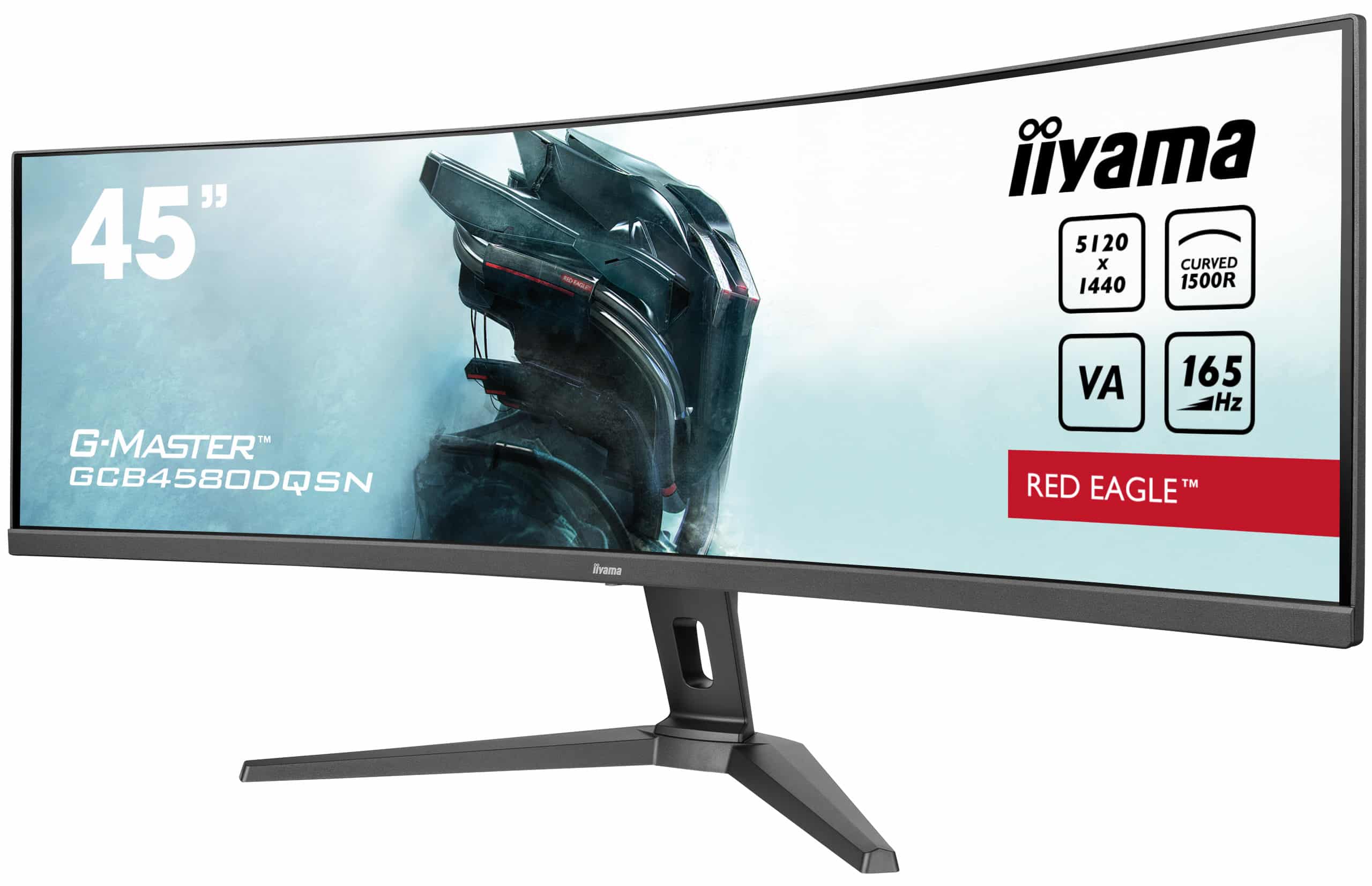 iiyama G-MASTER RED EAGLE CURVED computer monitor 113 cm (44.5") 5120 x 1440 Pixels Dual QHD LED Zwart - Afbeelding 3