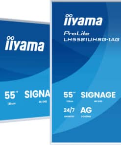 iiyama LH5581UHSG-1AG beeldkrant Digitale signage flatscreen 138,7 cm (54.6") Wifi 500 cd/m² 4K Ultra HD Wit Type processor Android 24/7 Monitor