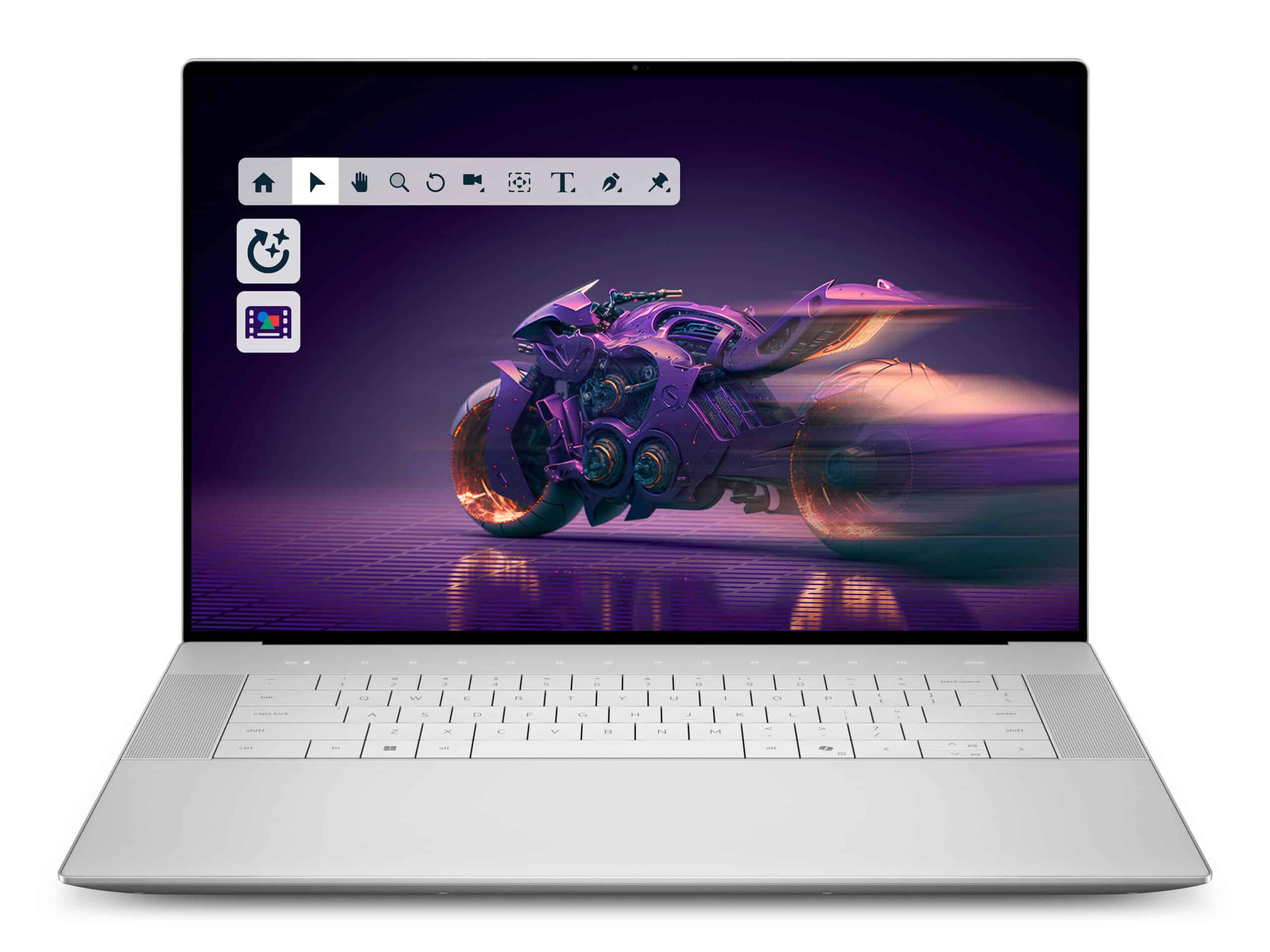 DELL 16 Premium DA16250 Intel Core Ultra 9 285H Laptop 41,4 cm (16.3") Touchscreen 4K Ultra HD 32 GB LPDDR5x-SDRAM 1 TB SSD NVIDIA GeForce RTX 5060 Wi-Fi 7 (802.11be) Windows 11 Pro Belgisch Platina